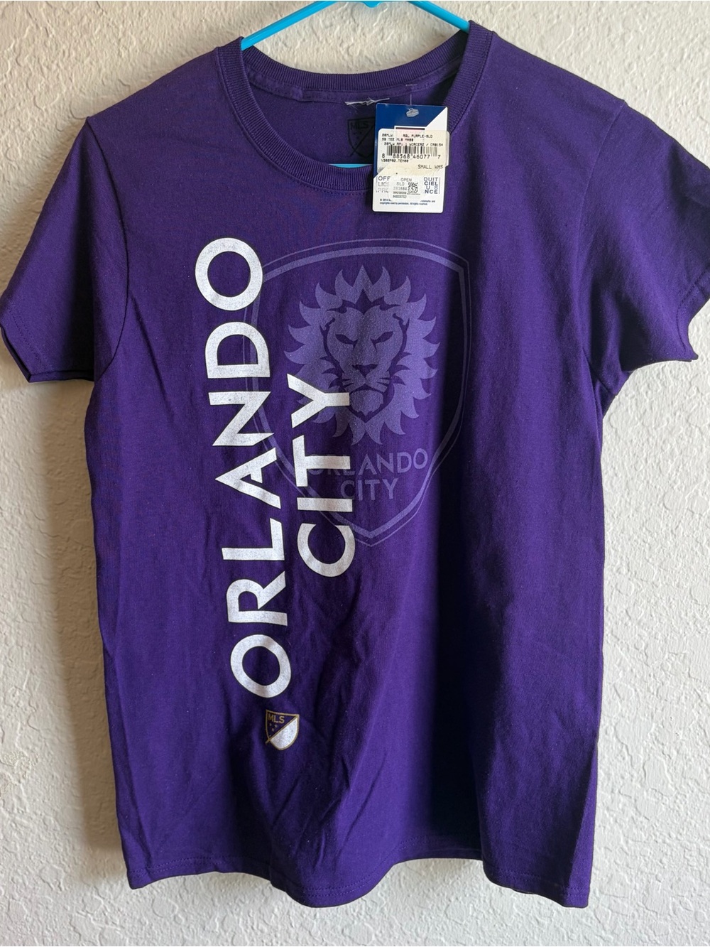 Orlando City SC Purple T-Shirt - Women’s Small Soccer MLS NWT